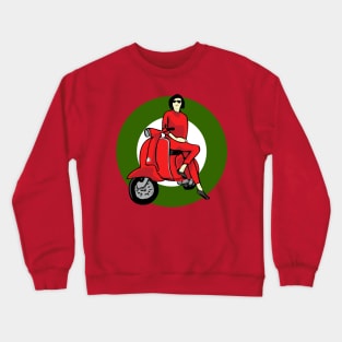 Scooter Girl Italiano Crewneck Sweatshirt